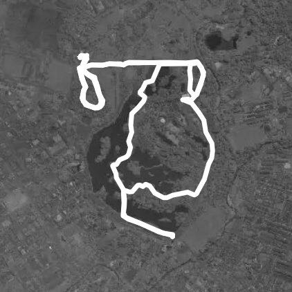 Taiping Lake Garden walking route map in Taiping