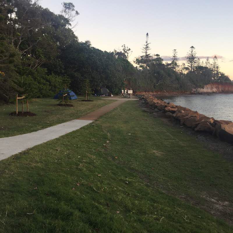 Kennedy Esplanade to Rock Street, Scarborough 4020 walking route map in Scarborough