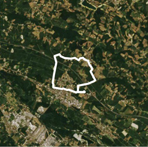 Greenhouse rating walking route map in Labastide-Monréjeau