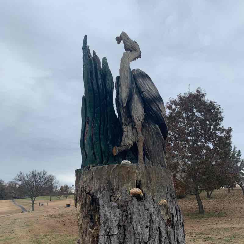 Holiday lake walking route map in Eureka Springs