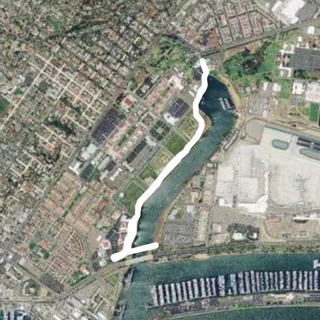 USS recruit and Nimitz bridge