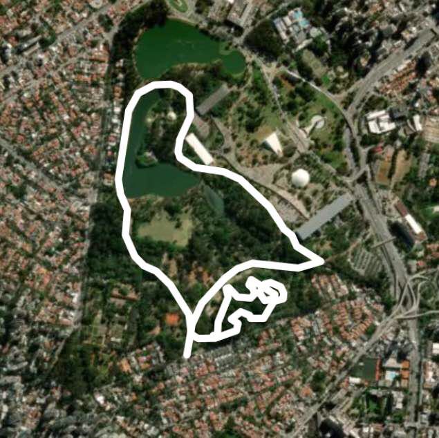 Ibirapuera Park Track + Cooper Walk São Paulo, Brazil Pacer