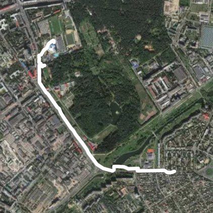 Минск: вдоль ботанического сада