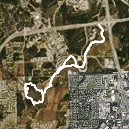 Saturday drury walking route map in Shavano Park