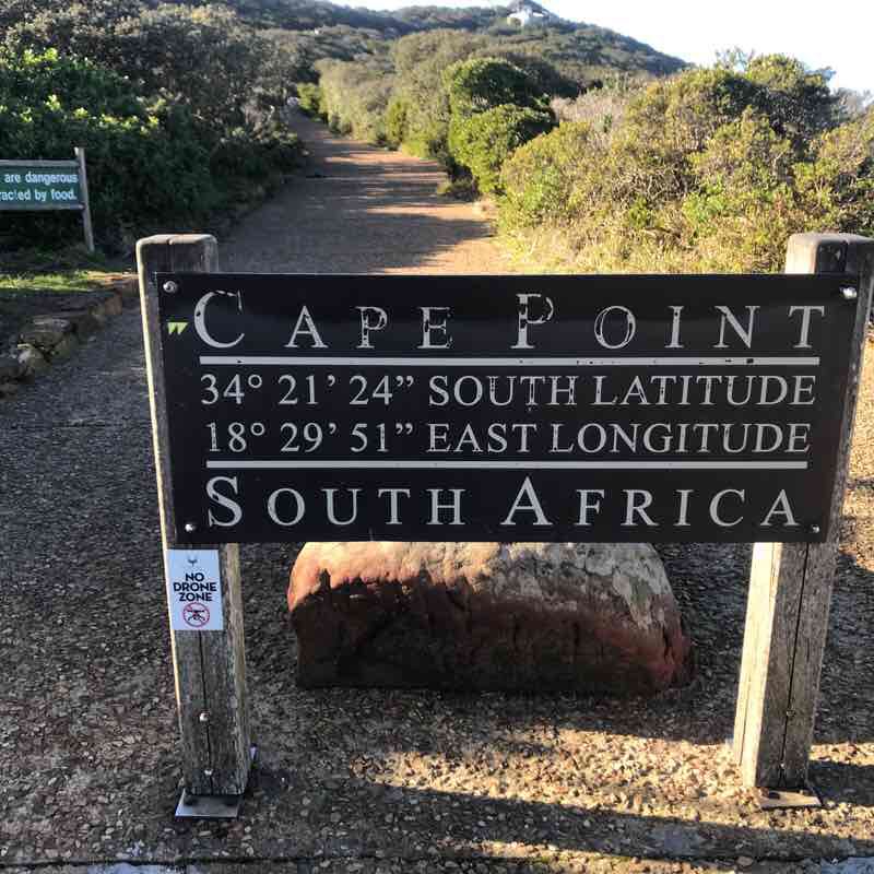 Car park to Cape Point lighthouse