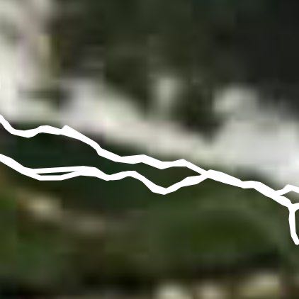 Victoria Falls Zimbabwe Park Route walking route map in Victoria Falls