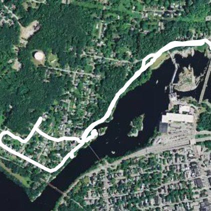 Androscoggin river path