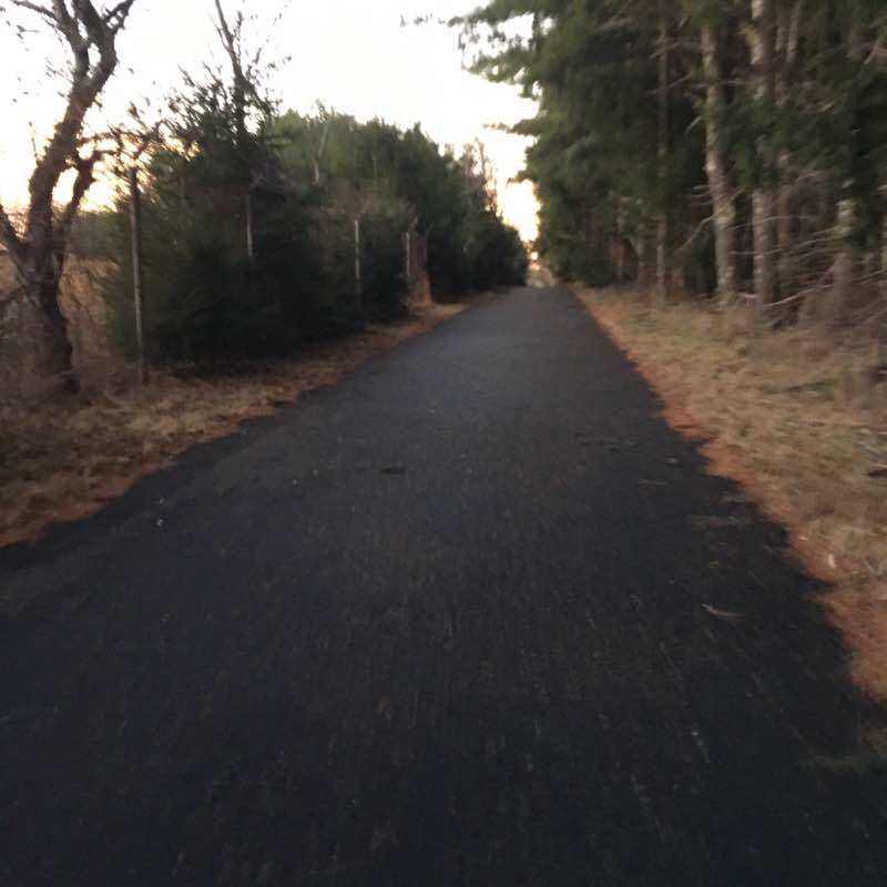 Grumman loop walking route map in Calverton