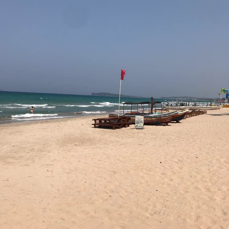 Walk along the promenade walking route map in Trincomalee