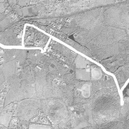 Amravati University trail walking route map in Amravati