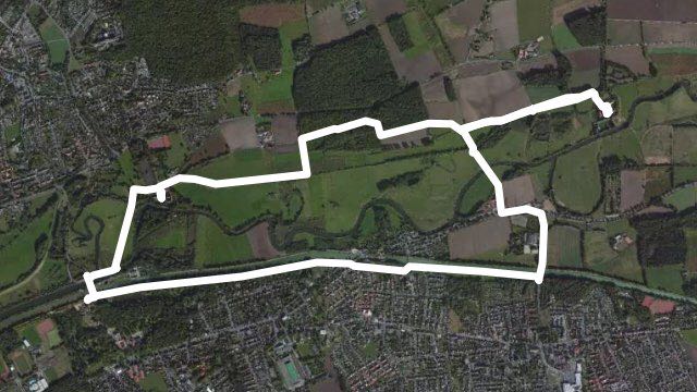 Von Schloss Oberwerries Nach Schloss Heessen Wanderweg Hamm Nordrhein Westfalen Deutschland Pacer