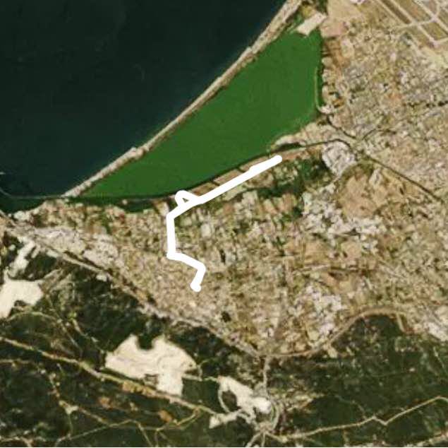 Barlatier walking route map in Châteauneuf-les-Martigues