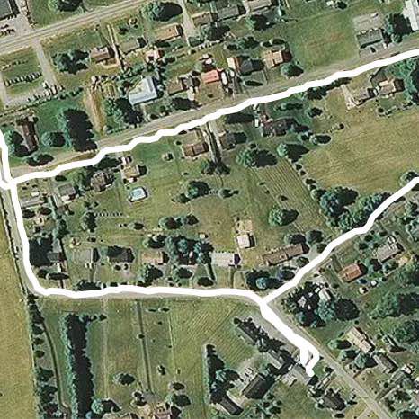 Cinq1Circle, Rt. 11 added walking route map in Crockett