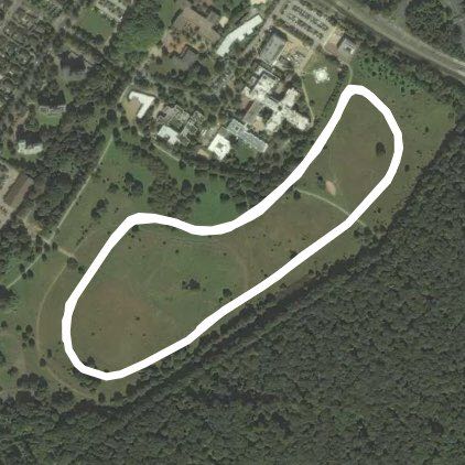 Hundewiese walking route map in Hannover