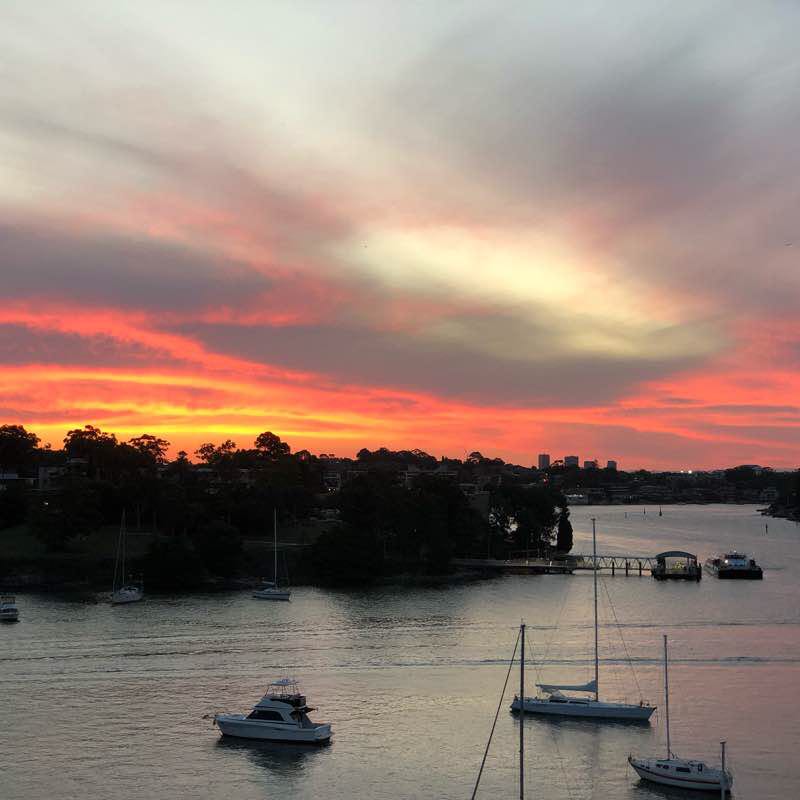 Five Dock Bay walking route map in Drummoyne