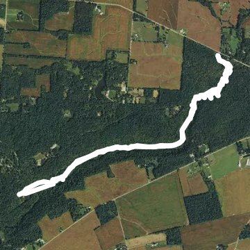 Clifton gorge walking route map in Yellow Springs