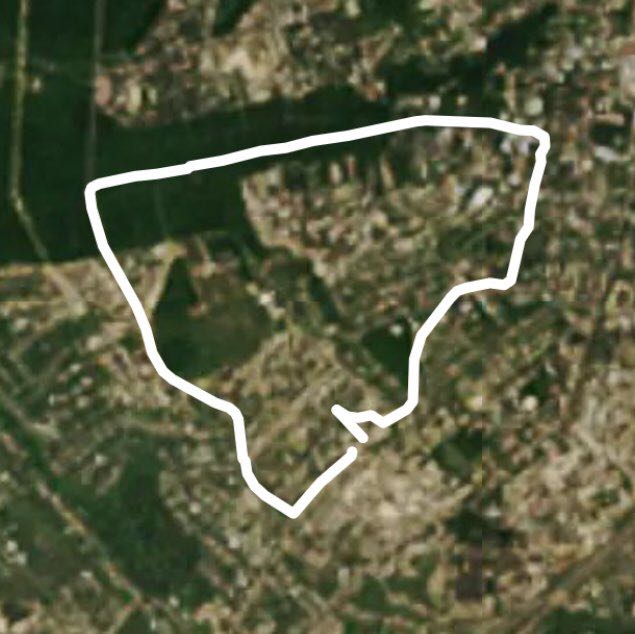 Snbž walking route map in Penza