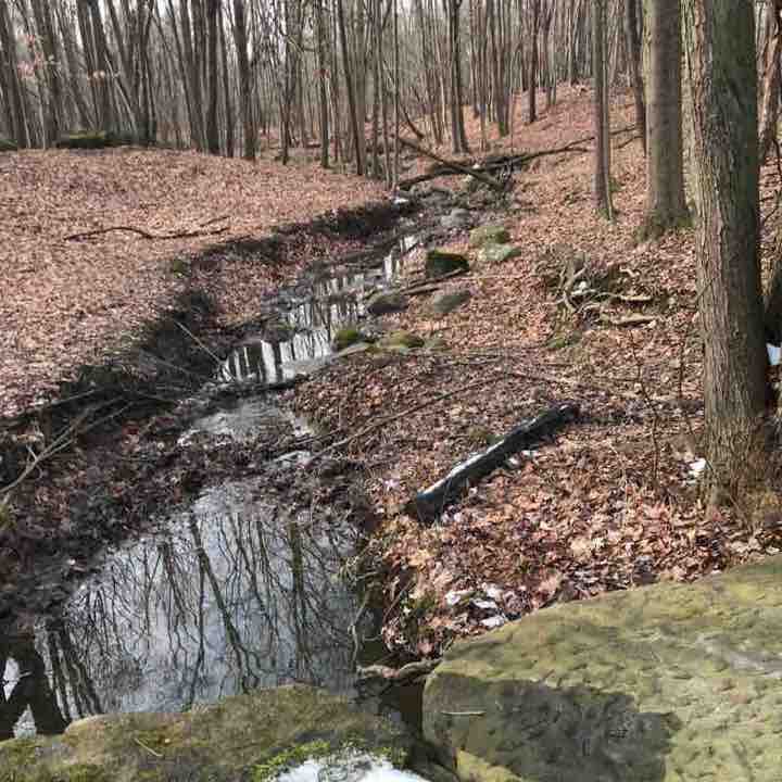 Stone observation point