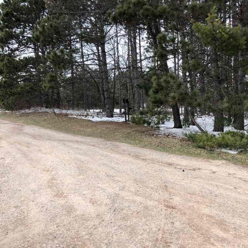 Bohn Lake Segment of the IAT walking route map in Hancock
