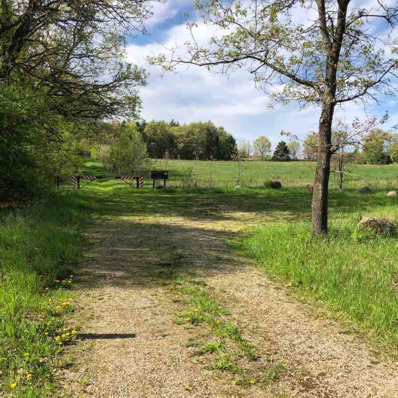 Mecan River Segment Hike Trail Hancock, Wisconsin, USA Pacer