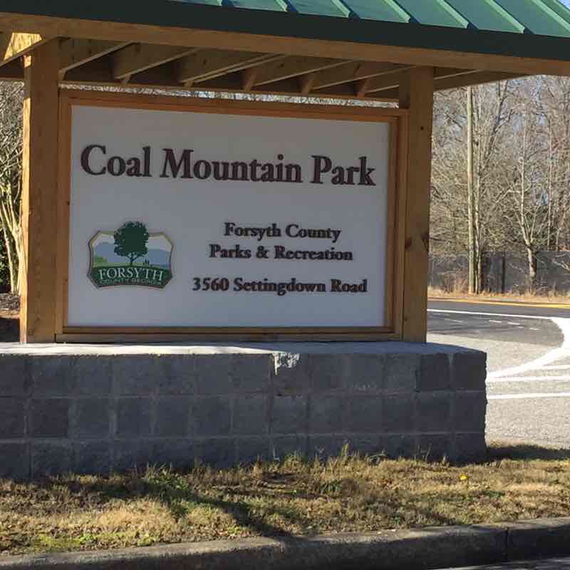 Coal Mountain Park walking trail walking route map in Cumming