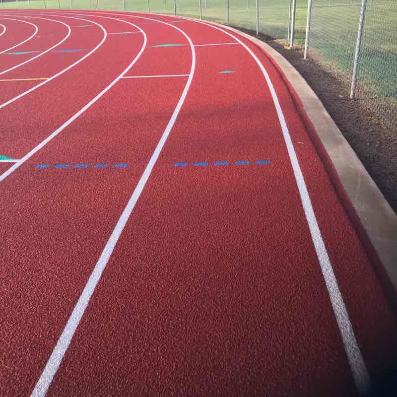 School track walking route map in Crosbyton