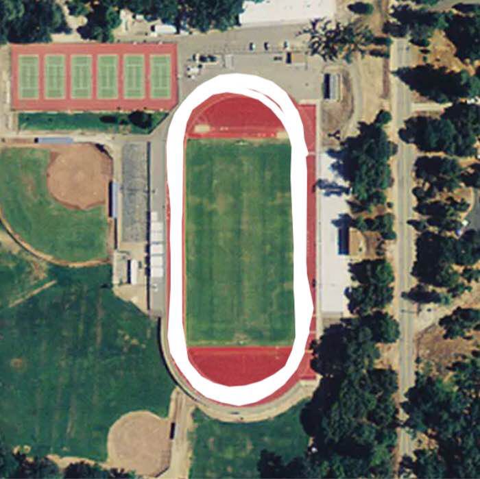 Track Run Oakhurst, California, USA Pacer