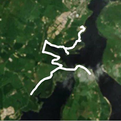 Blessington Greenway  walking route map in Baltyboys