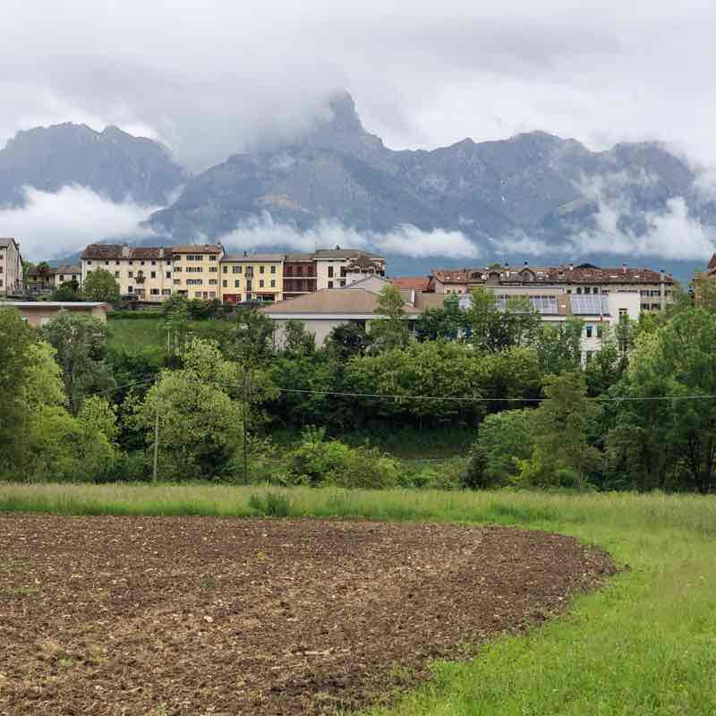 Flames walking route map in Mel