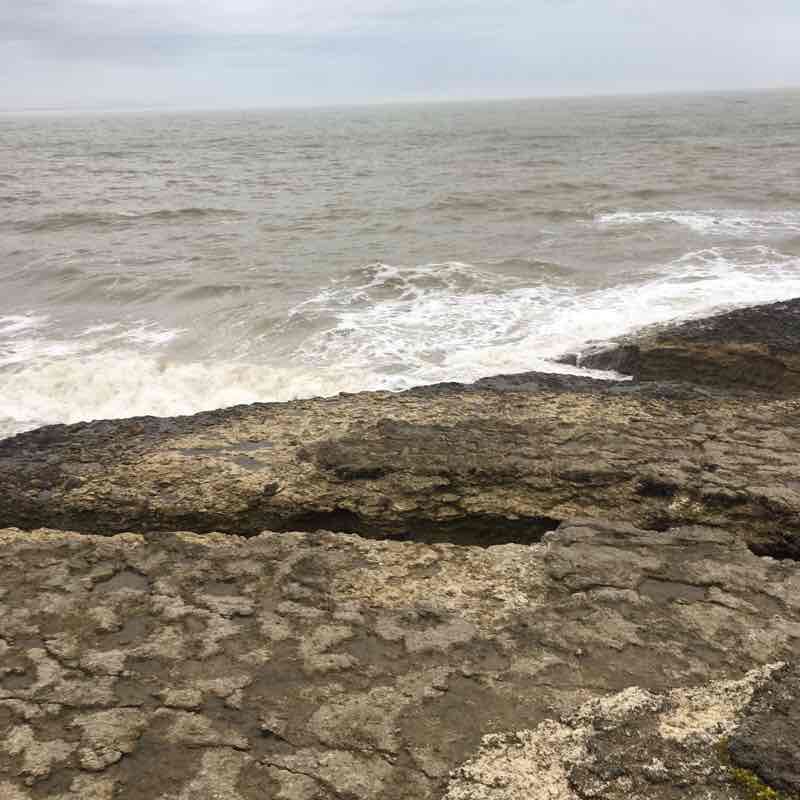 Sea side walking route map in Royan