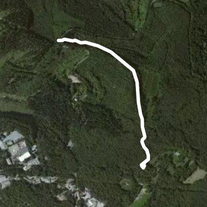 Gigons walking route map in Lacrouzette