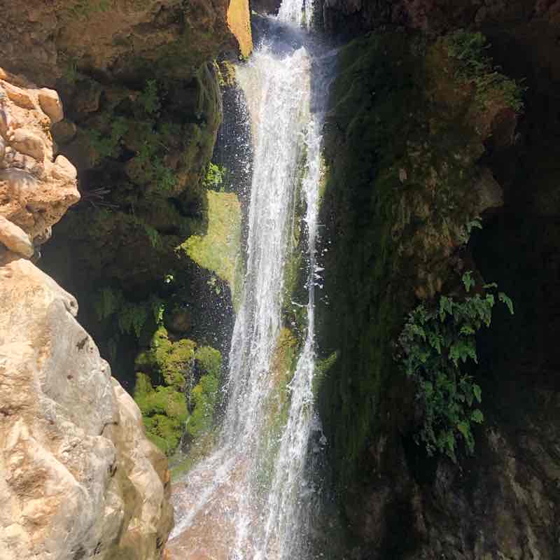 White Ravine walking route map in Alhaurín el Grande