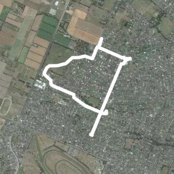 Avonhead park walking route map in Christchurch