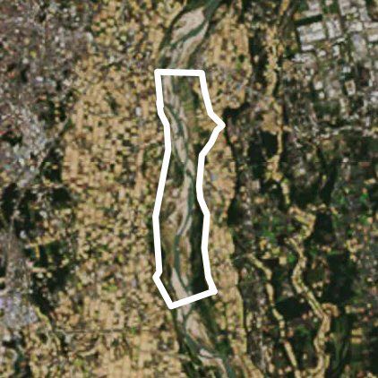 鬼怒川河川敷