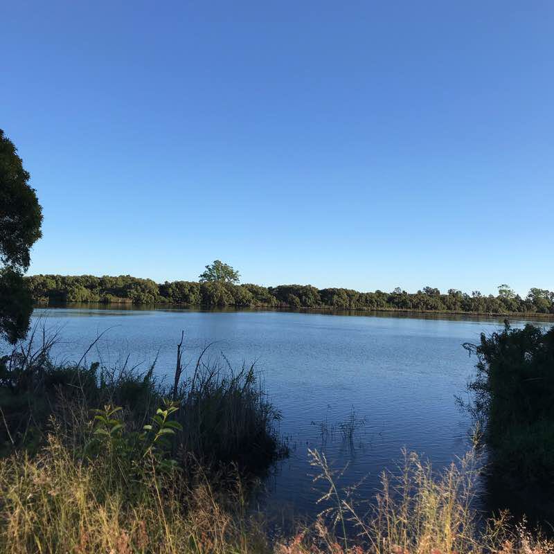 Beautiful living area walking route map in Broadwater
