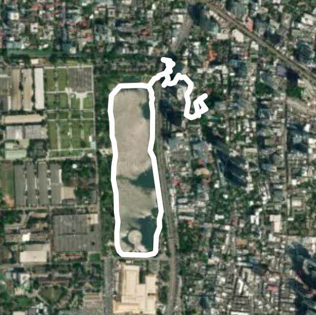 Benjakitti park walking circuit