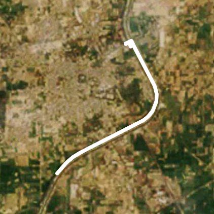 Riverscape run walking route map in Faridkot