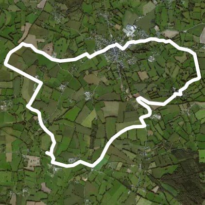 Chanu hike. 50 walking route map in Chanu