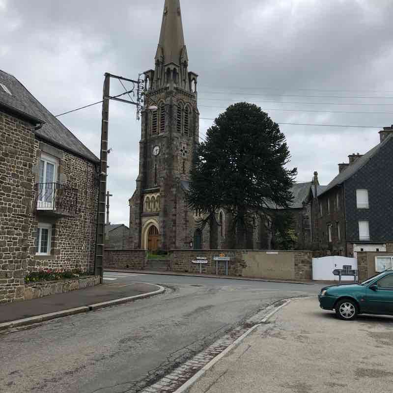 Gers 2 walking route map in Ger