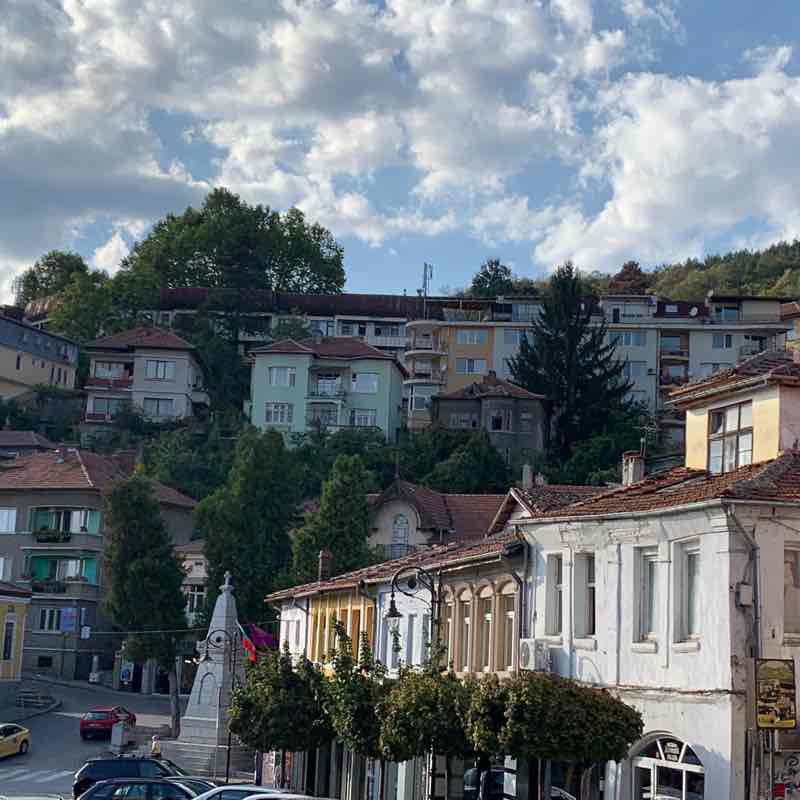 Great Tărnov's Old City Route walking route map in Elena