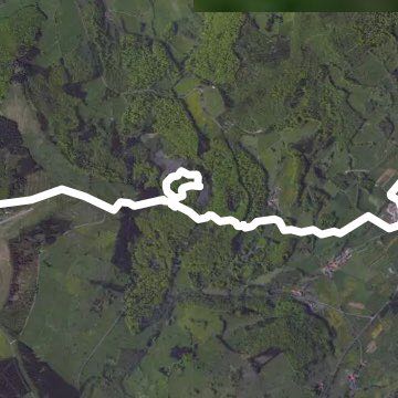 Wasserkuppe walking route map in Ehrenberg (Rhön)