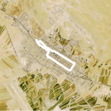 Route through shahrekord walking route map in Shahrekord