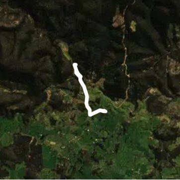 6km walking route map in Kellevie