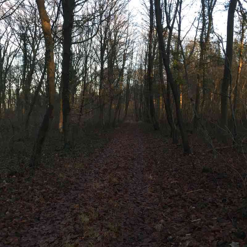 Agnetz walking route map in Clermont