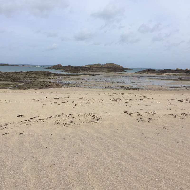 The Ebihens walking route map in Saint-Jacut-de-la-Mer