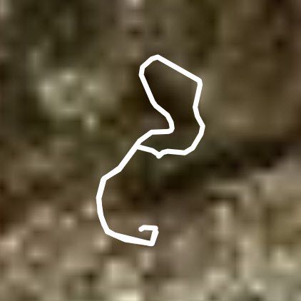 Naval Hill Hiking Track walking route map in Bloemfontein