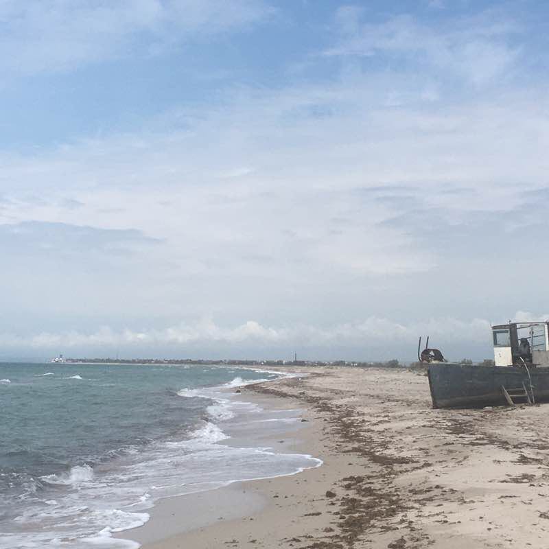 Walk by the sea walking route map in Shtormove