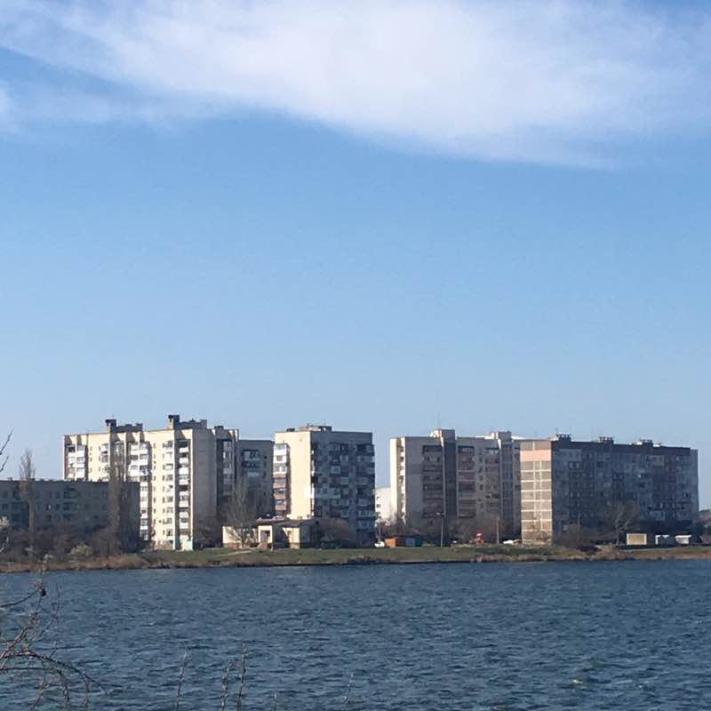 Walk by the lake and the sea walking route map in Saky