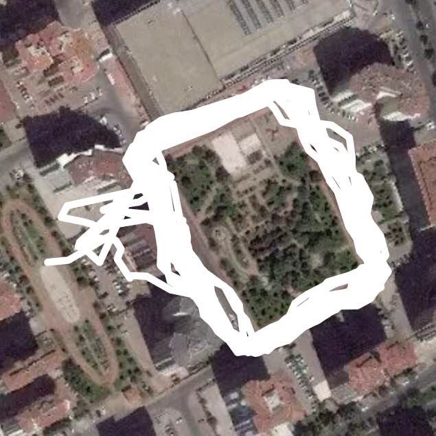 Alparslan 2002 world cup park walking route map in Talas