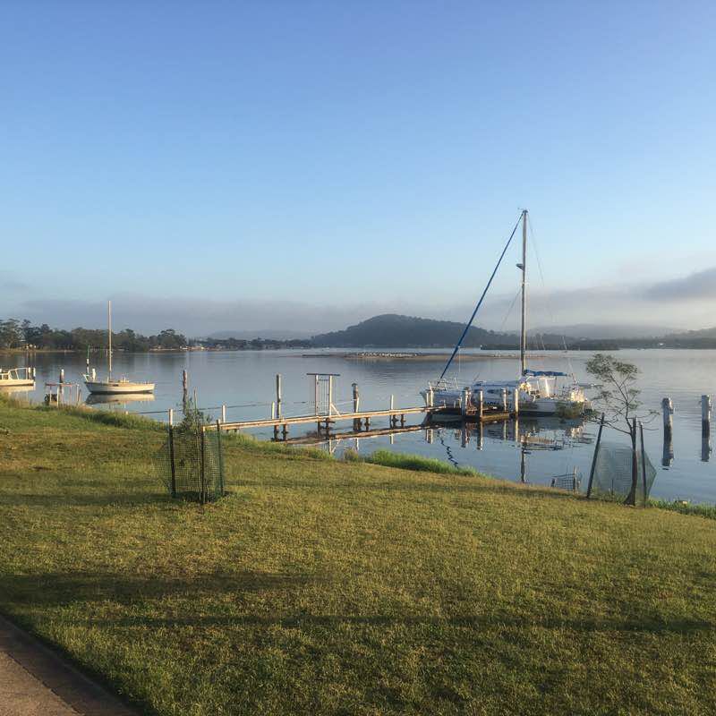 Ettalong to West Gosford walking route map in Ettalong Beach
